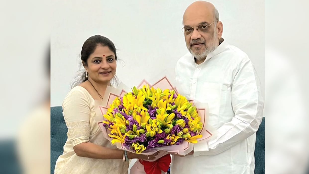 lok sabha election Home MInister amit shah and srikala meet in delhi