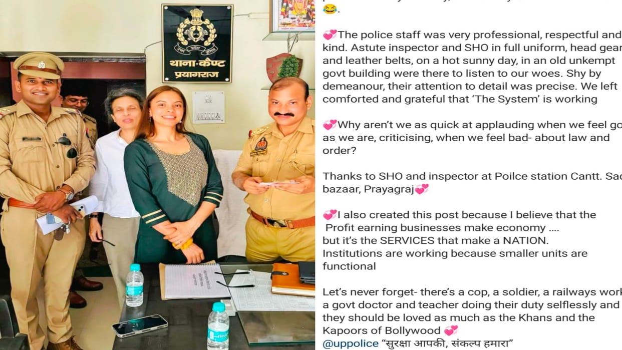 Shilpi of Indian origin living in England praised Prayagraj Police, praised on social media