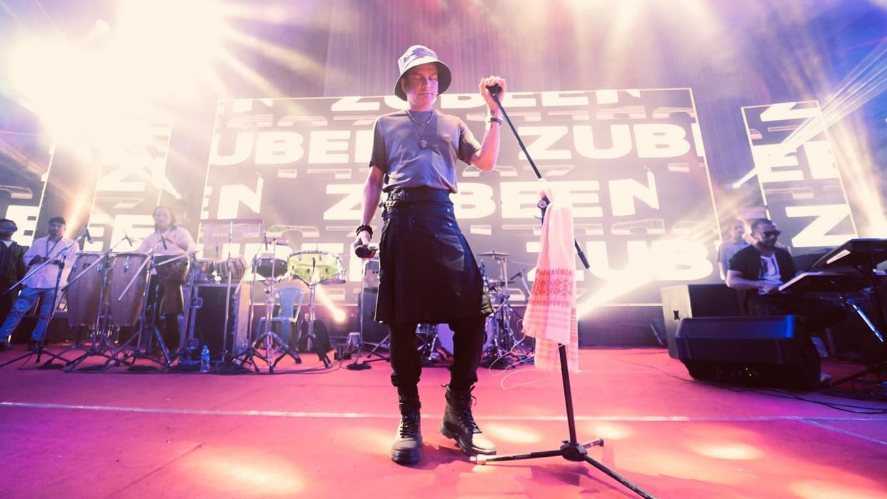 Female policeman suspended for kissing Zubeen Garg in the concert singer said will take some action for sure