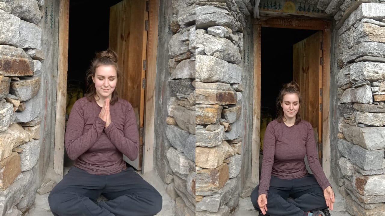 Kedarnath Dham: Simona From America meditated in meditation cave for two days first seeker of this season