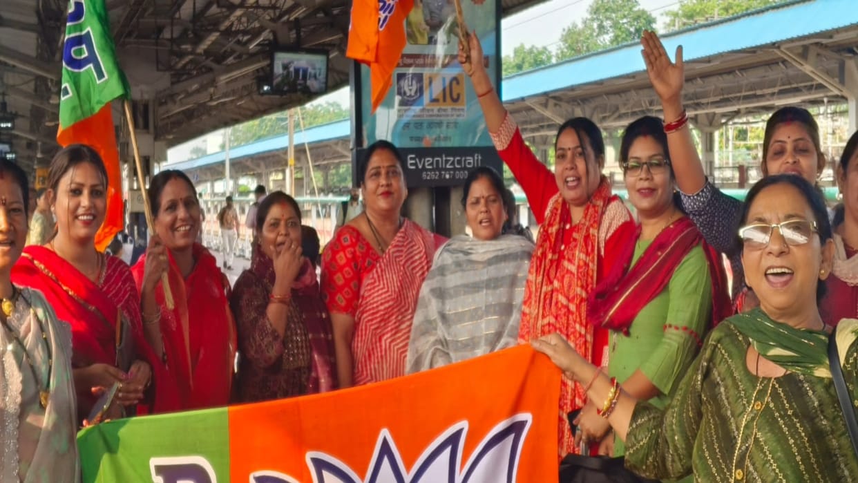 Lok Sabha Elections 2024: Chhattisgarh BJP Mahila Morcha visit to Bihar and Odisha for election campaign