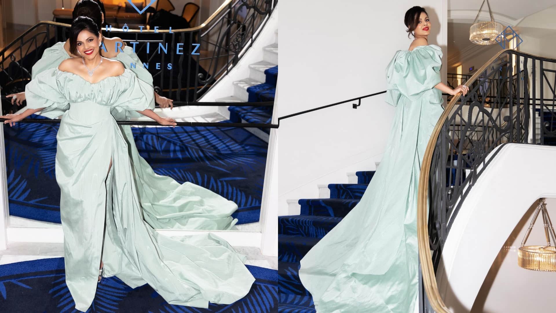 Cannes 2024 shark tank india judge namita thapar in cannes 2024 red carpet