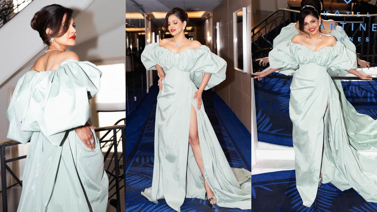 Cannes 2024 shark tank india judge namita thapar in cannes 2024 red carpet