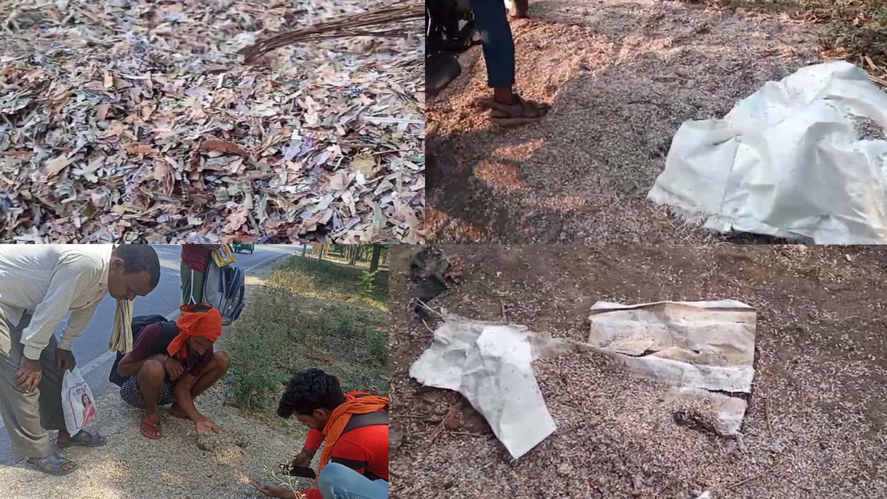 Unnao: Sack full of currency clippings found on roadside