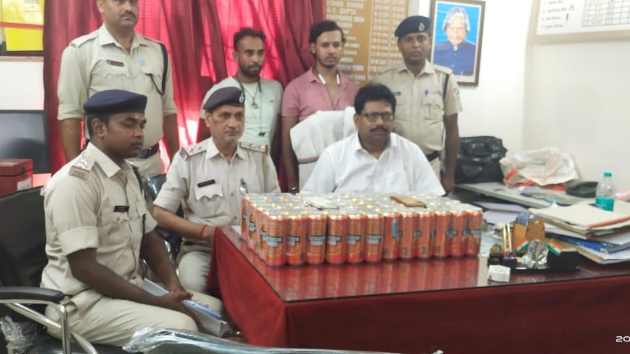 Two real brothers involved in liquor business arrested in gaya