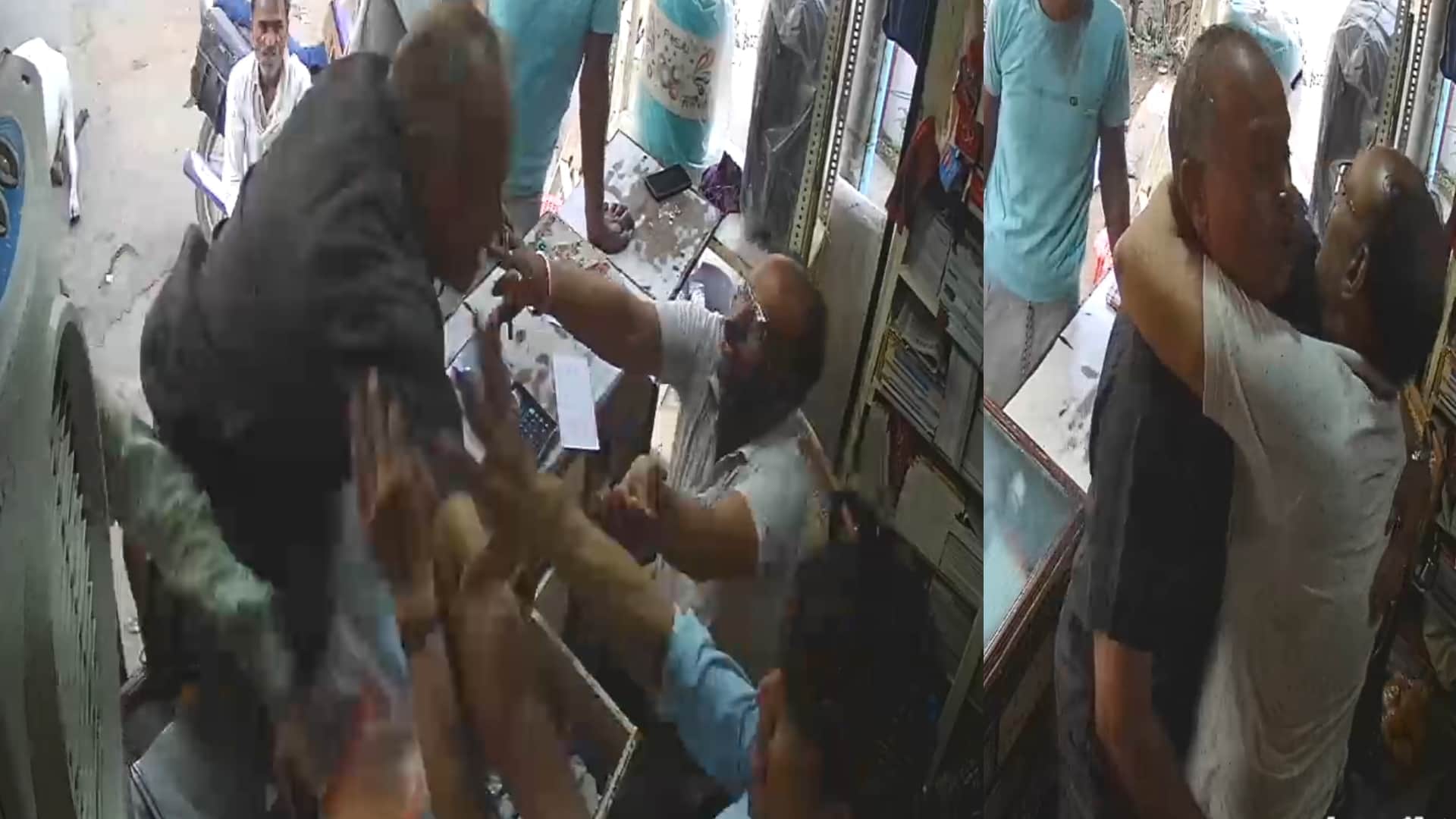 राजगढ़ में एसआई और उसके बेटे की दादागिरी।
