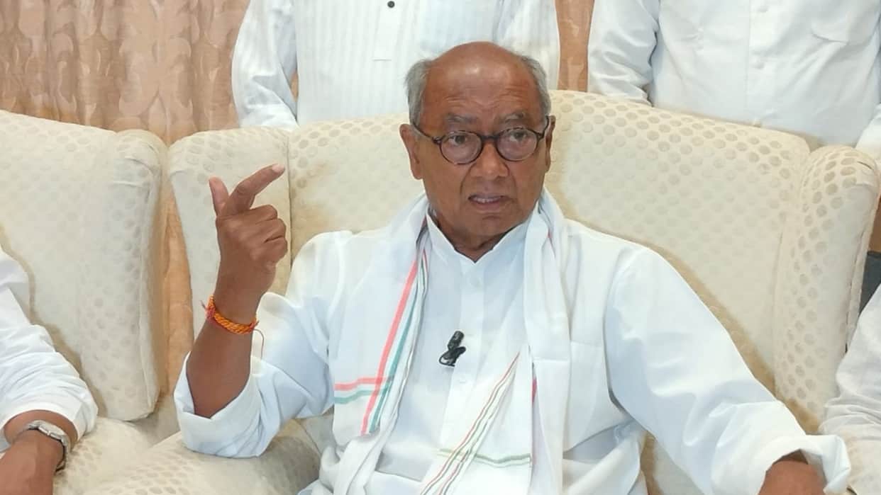 MP News: Digvijay Singh raised questions on the exit poll of Rajgarh Lok Sabha constituency