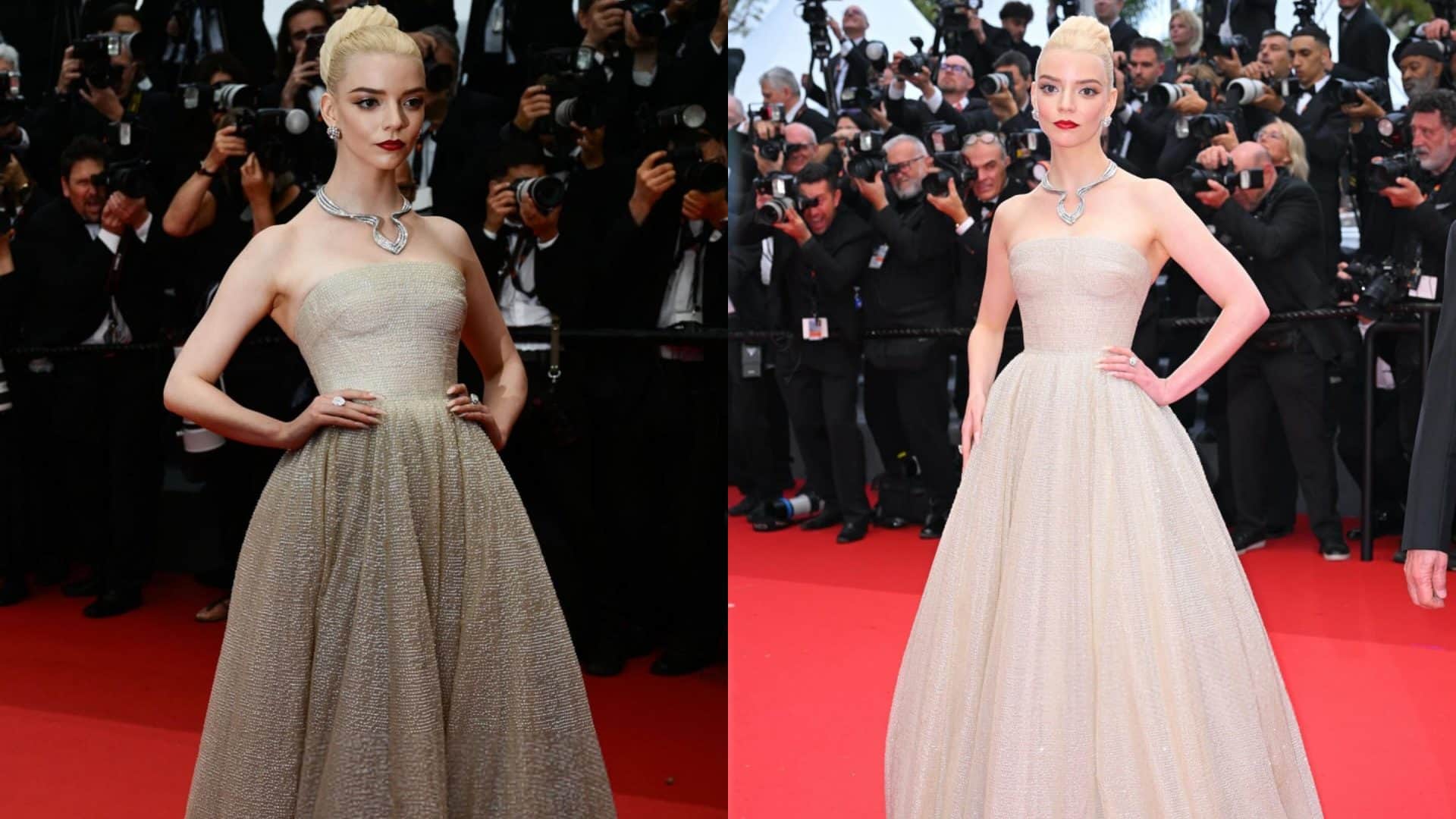 Cannes 2024 furiosa a mad max saga star anya taylor joy look on red carpet