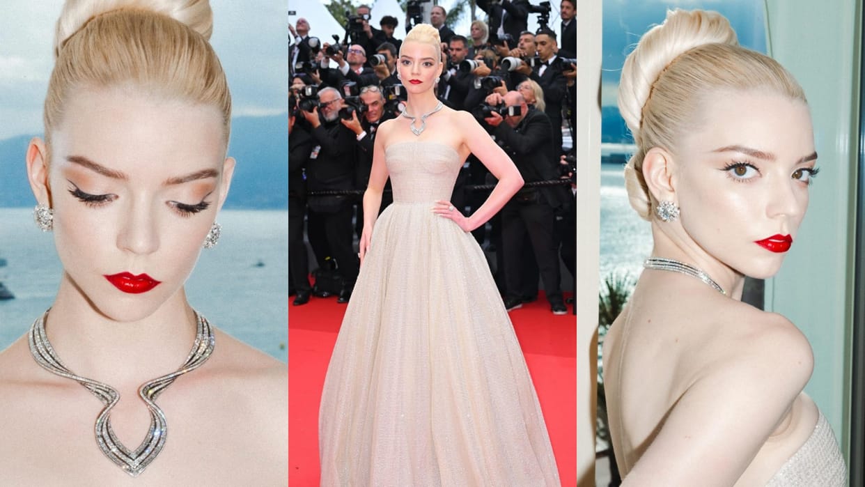 Cannes 2024 furiosa a mad max saga star anya taylor joy look on red carpet