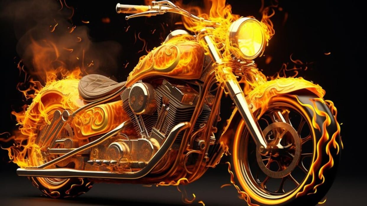 bike fire and blast reason or how to safe this