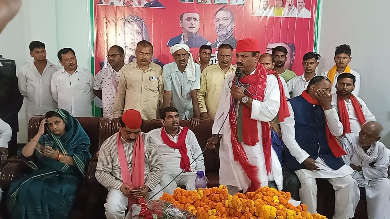 SP state chief in Gonda attacks on BJP.