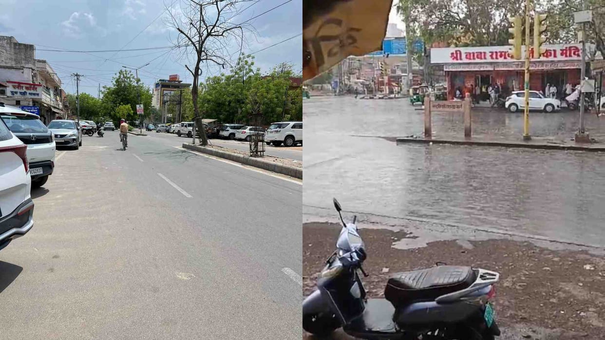 Jodhpur News: Heavy rain occurred at many places in Jodhpur