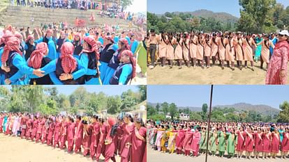 women and students in Khayod of Gohar gave the message of voting through Mahanati