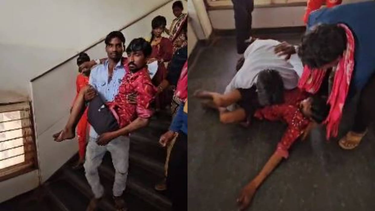 Chhatarpur condition of district hospital is bad lift is broken stairs are locked