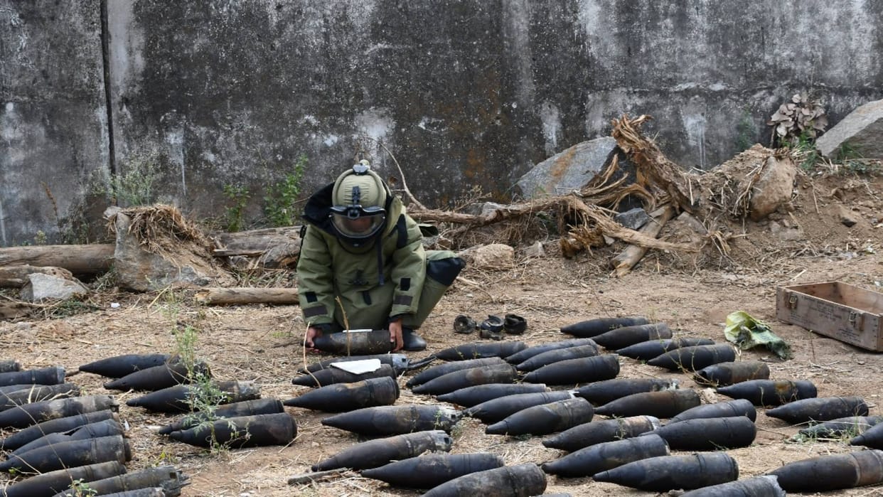 Jabalpur Bomb casings were destroyed in scrap yard special operation continued for four days