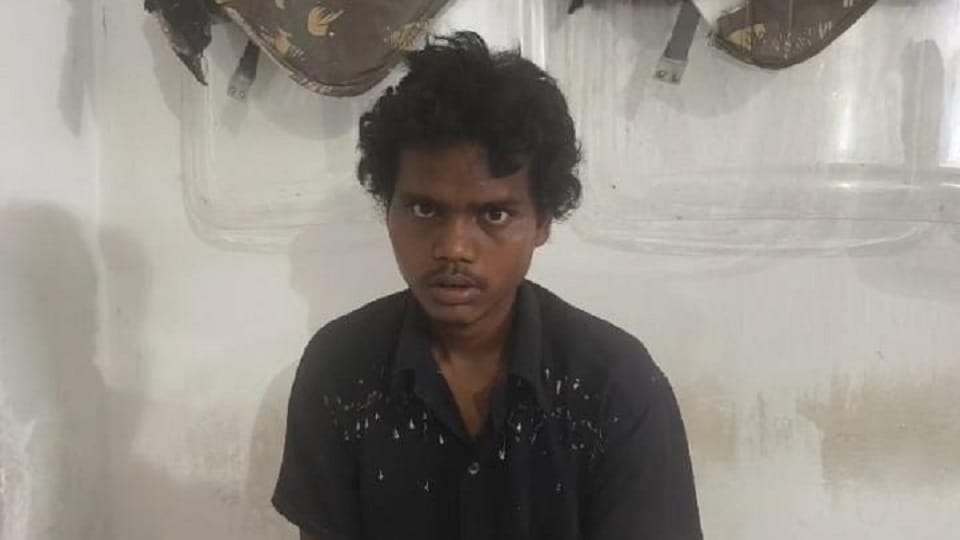When he did not get money for liquor he went to the ATM to steal in Korba