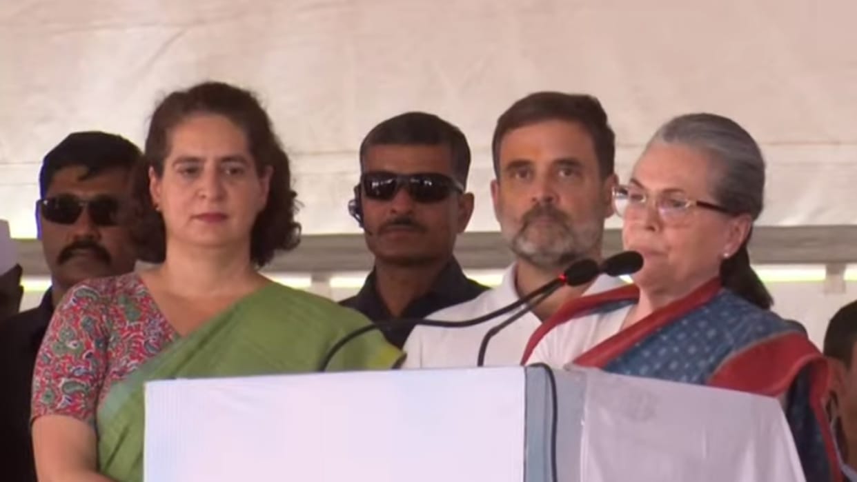 Loksabha Election 2024: Sonia Gandhi addressed a joint rally of India alliance in Raebareli.
