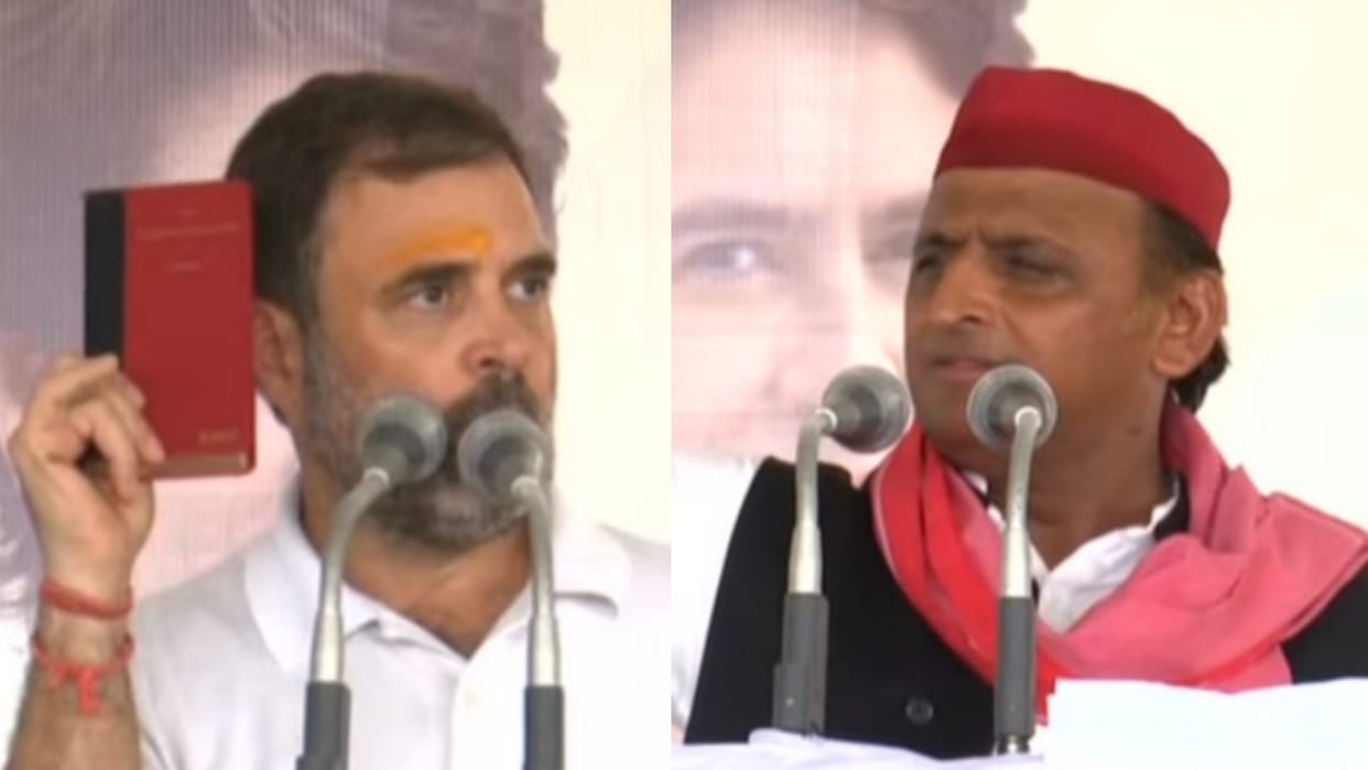 Loksabha Election 2024: Rahul Gandhi and Akhilesh Yadav in Amethi for public rally.
