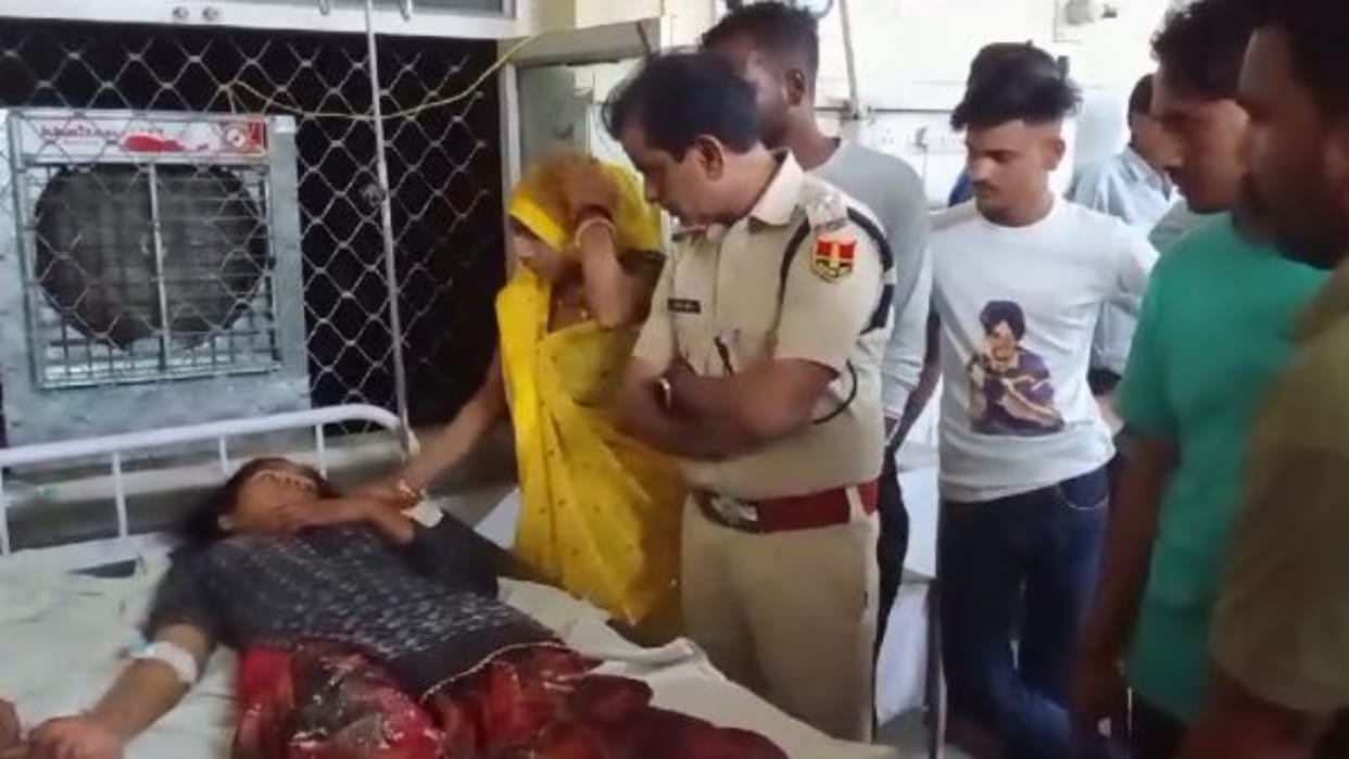 Karauli News: Careless SUV driver hits father and daughter riding bike, father dies in accident