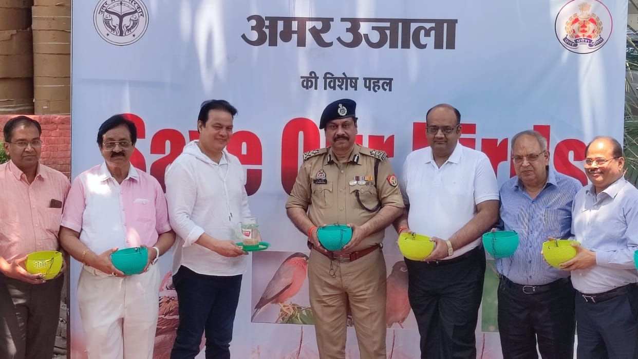 IG Dr Rakesh Kumar Singh Inaugurates Save Your Birds campaign in Bareilly
