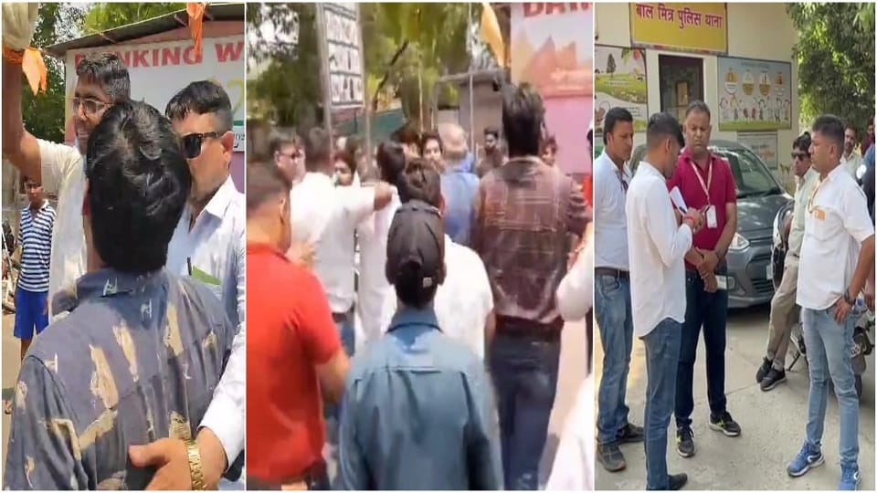 Fight between two groups of guides for taking tourists to Taj case registered constable also named