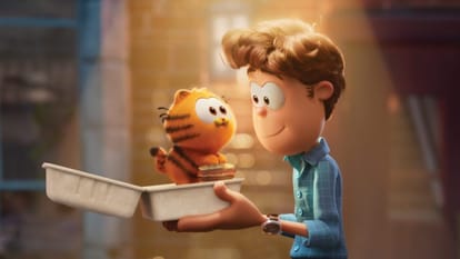 The Garfield Movie Review by Pankaj Shukla DNEG Sony Pictures Chris Pratt Samuel L Jackson Ving Rhames