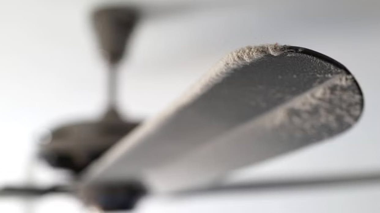 Fan Cleaning Tips: tips to clean ceiling fan dust and sicky blades easily
