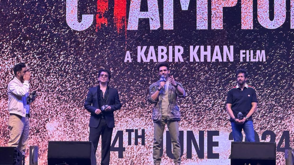 Chandu Champion trailer launch event Kartik aaryan movie on first paralympic gold medalist murlikant petkar