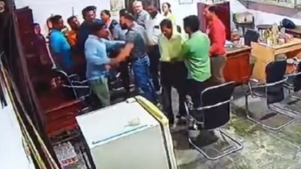 Businessman beats teacher in Hiralal Barhasaini Inter College