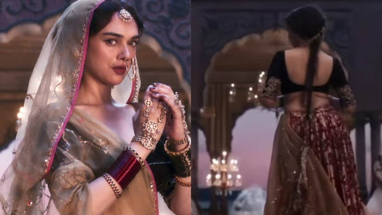 Heeramandi star Aditi Rao Hydari reacts to her viral Gajagamini walk Sanjay Leela Bhansali appreciated her