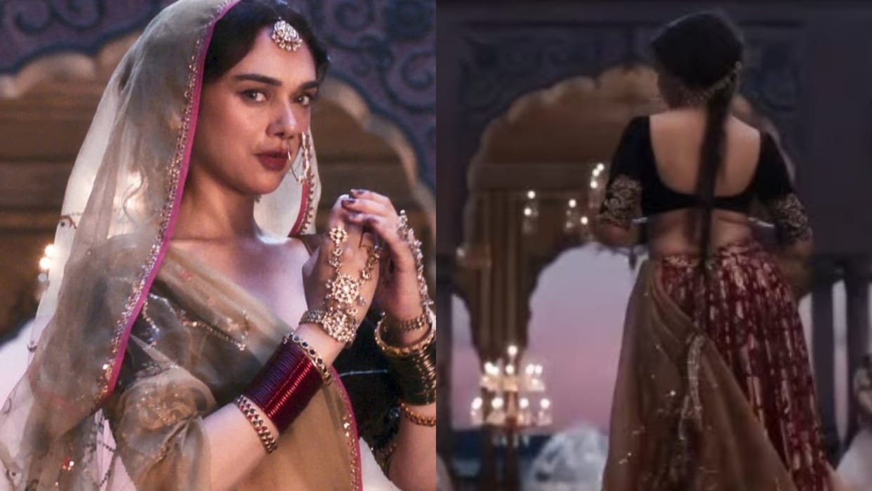 Heeramandi star Aditi Rao Hydari reacts to her viral Gajagamini walk Sanjay Leela Bhansali appreciated her