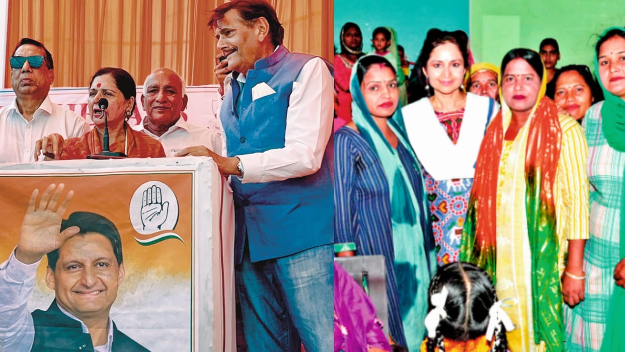 Families of candidates busy campaigning in Haryana for loksabha election