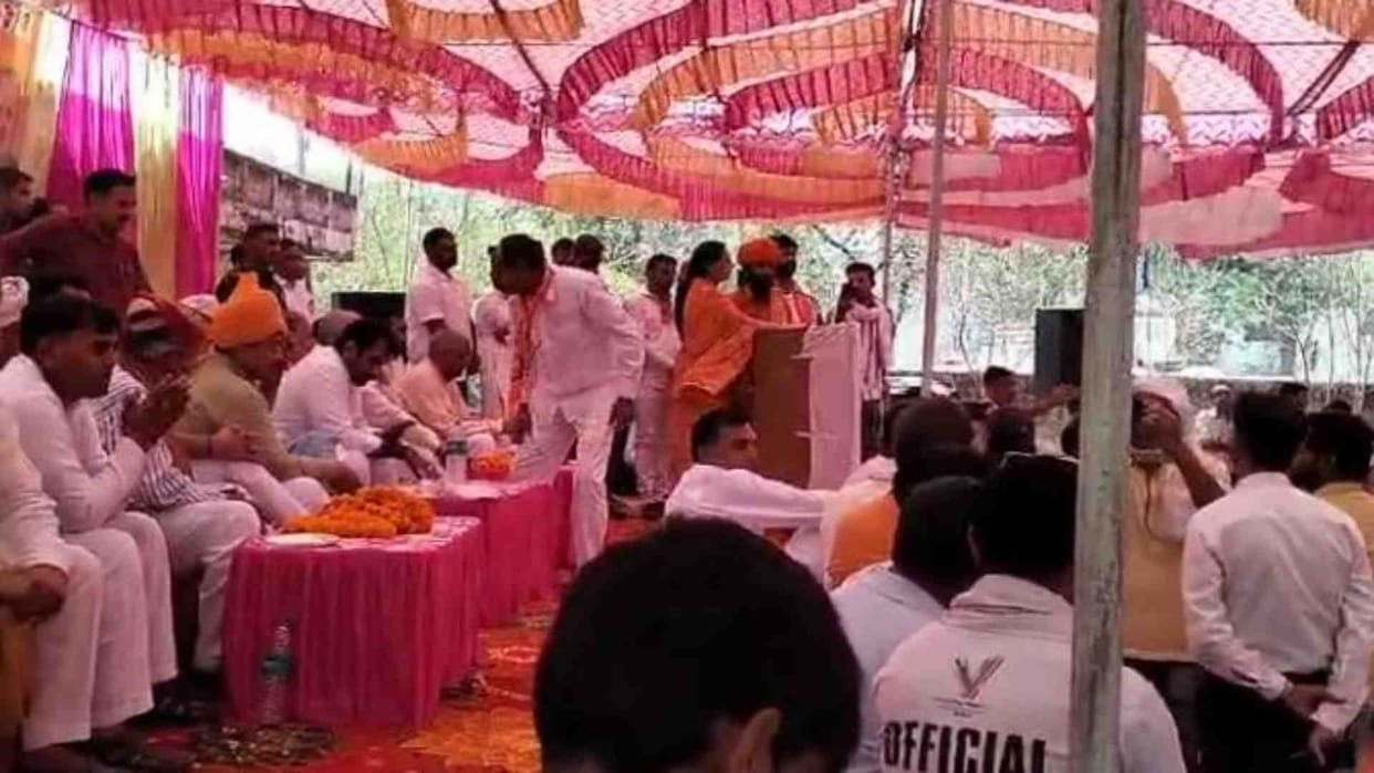 Jaipur: Diya Kumari launched a verbal attack on Congress while campaigning in Haryana.