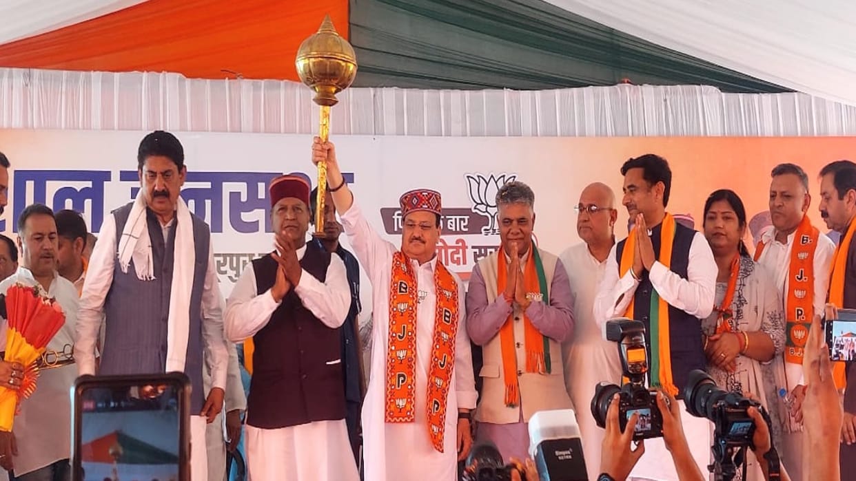 Election campaign in Himachal picks up pace, JP Nadda reaches Raihan