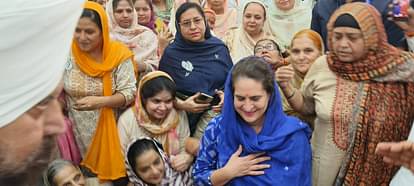 UP Lok Sabha Election News: Priyanka Gandhi in Raebareli Visited to Gurudwara See Photos