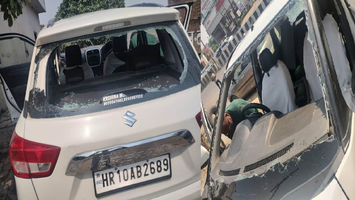 Youth attacked Haryana retired inspector, daroga and also tried to kill him in Shamli