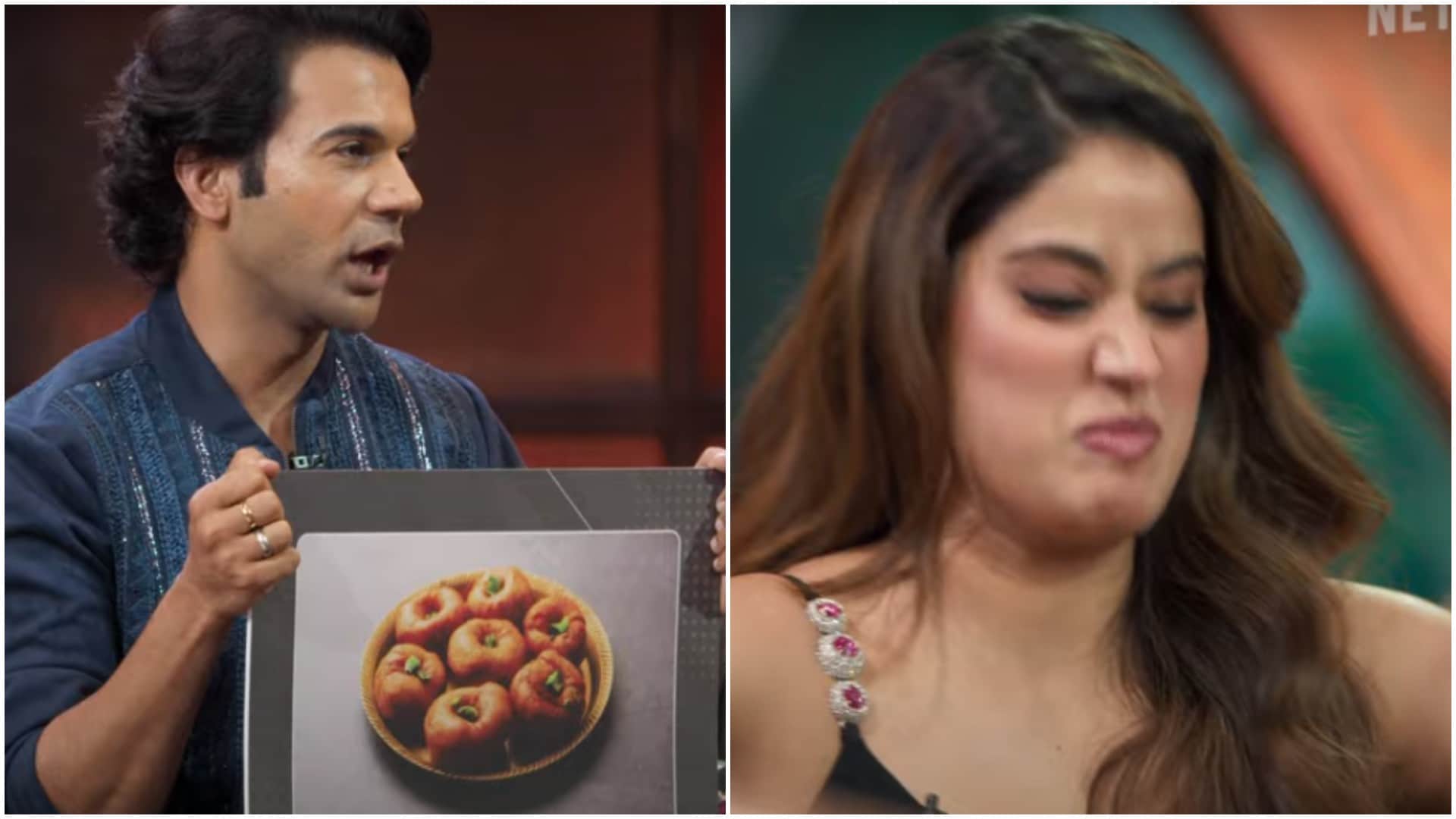 Kartik Aaryan Janhvi Kapoor and Rajkummar Rao will be seen in The Great Indian Kapil Show new promo Released