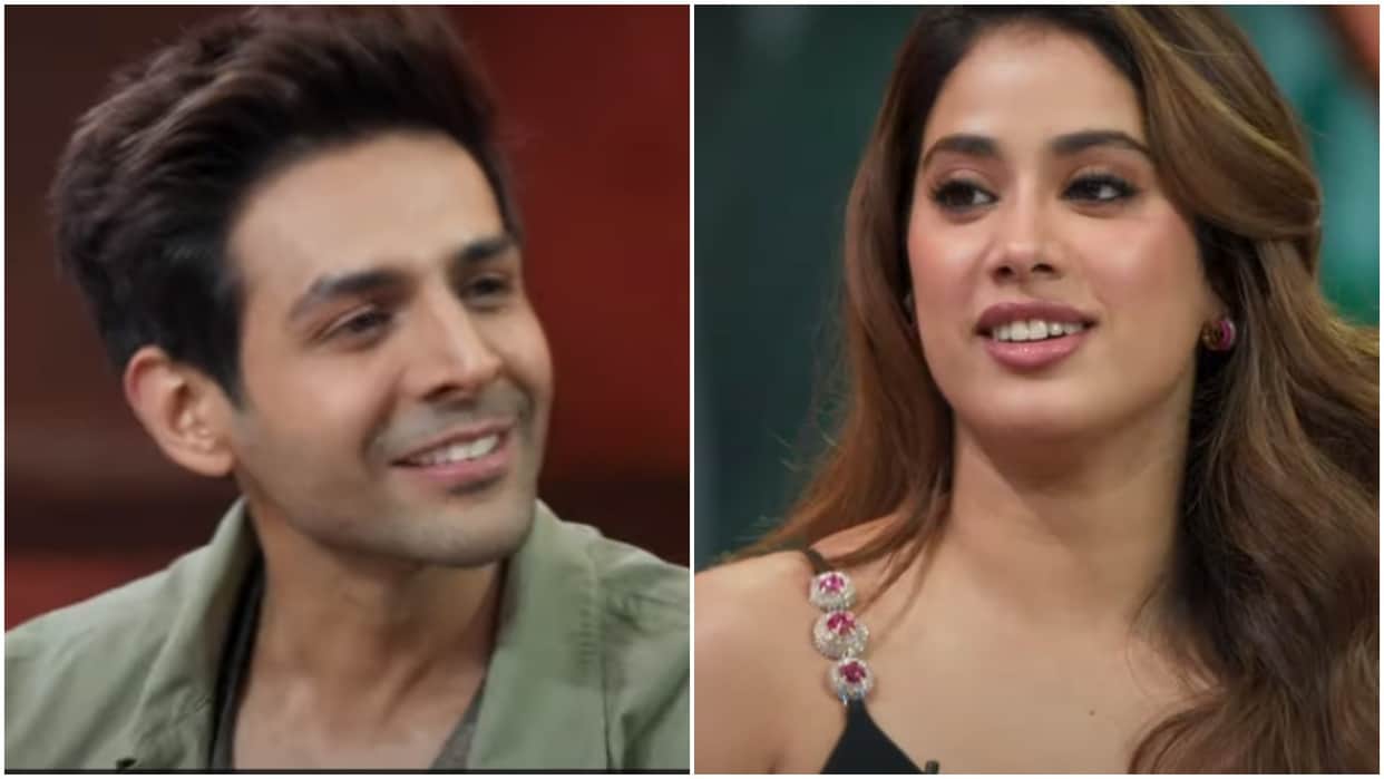 Kartik Aaryan Janhvi Kapoor and Rajkummar Rao will be seen in The Great Indian Kapil Show new promo Released