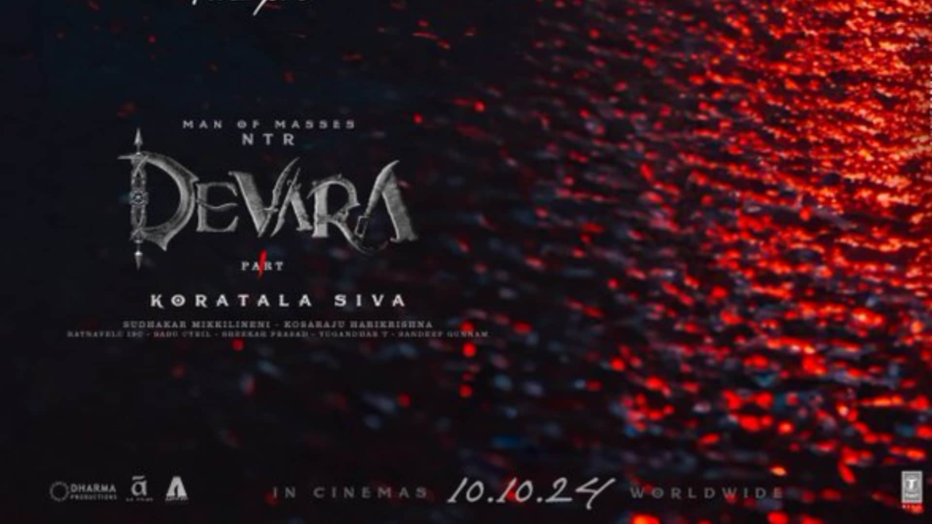 Junior NTR Devara is going to hit the screens before time producers announced date