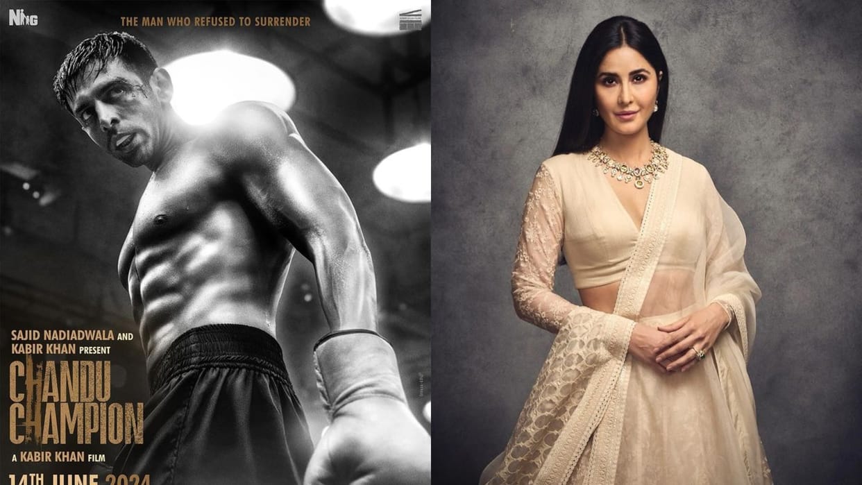 Katrina Kaif Praises Kartik Aaryan Chandu Champion Trailer says can not wait to watch the movie
