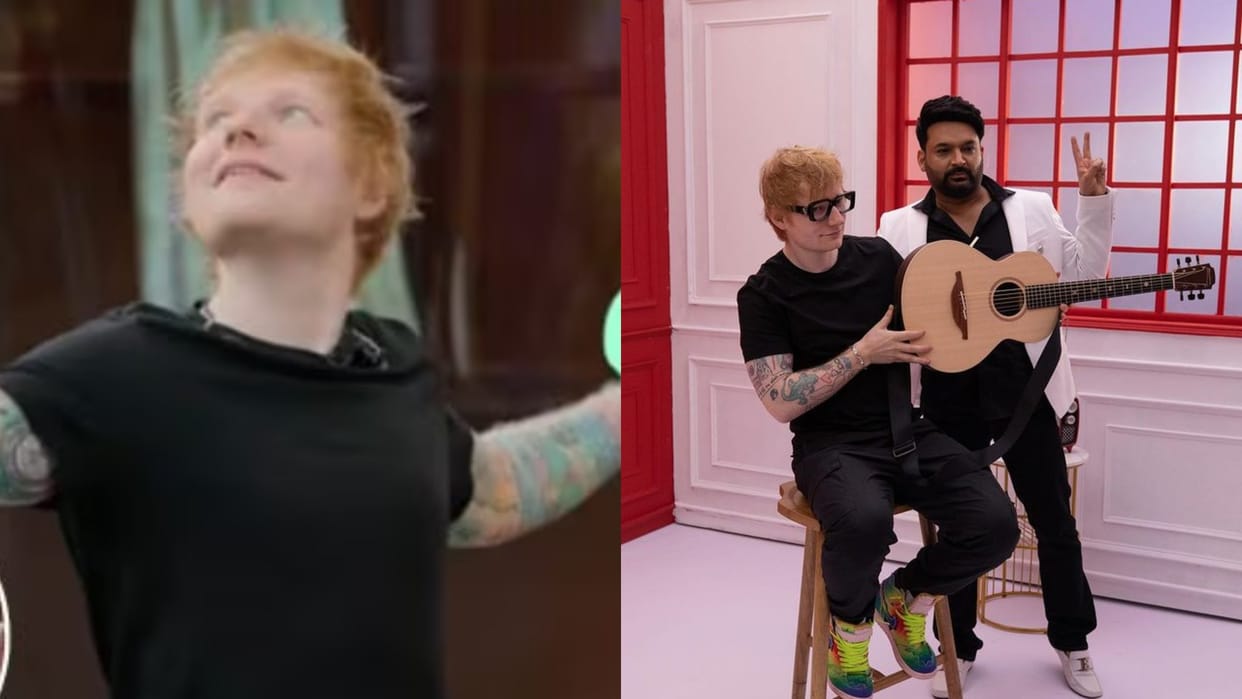 The Great Indian Kapil Show Ed Sheeran reveals how superstar Shah Rukh Khan taught him how to dance