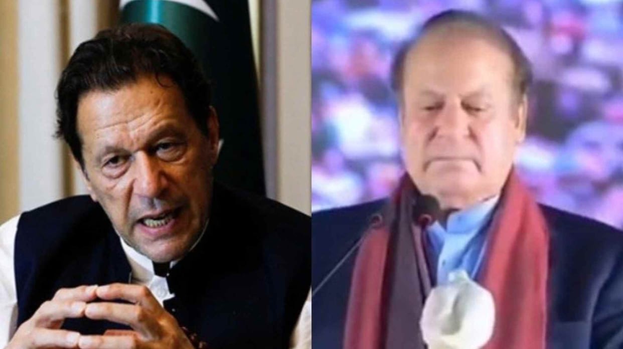 Pakistan former Prime minister Nawaz sharif accuses Imran khan of backstabbing him in 2013