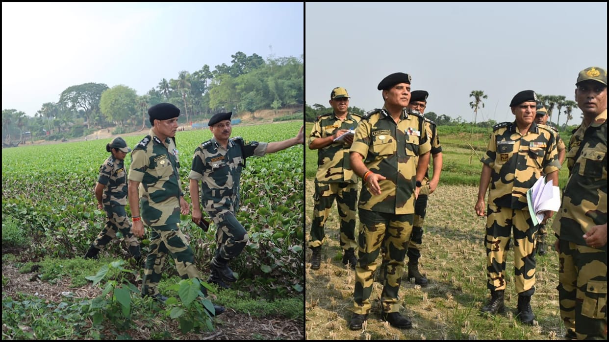 Lok Sabha Polls ADG of BSF Eastern Command visited India Bangladesh border