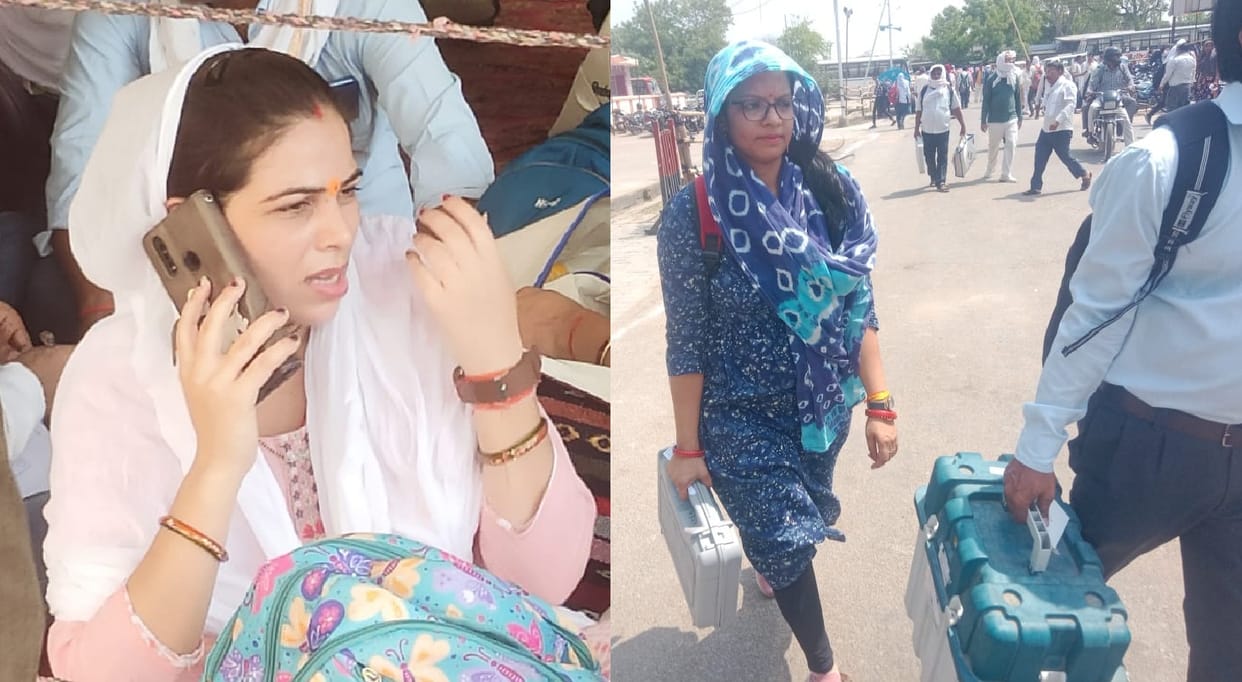 Banda Lok Sabha Election, Departure of polling parties begins, EVMs are being transported in GPS fitted vehicl