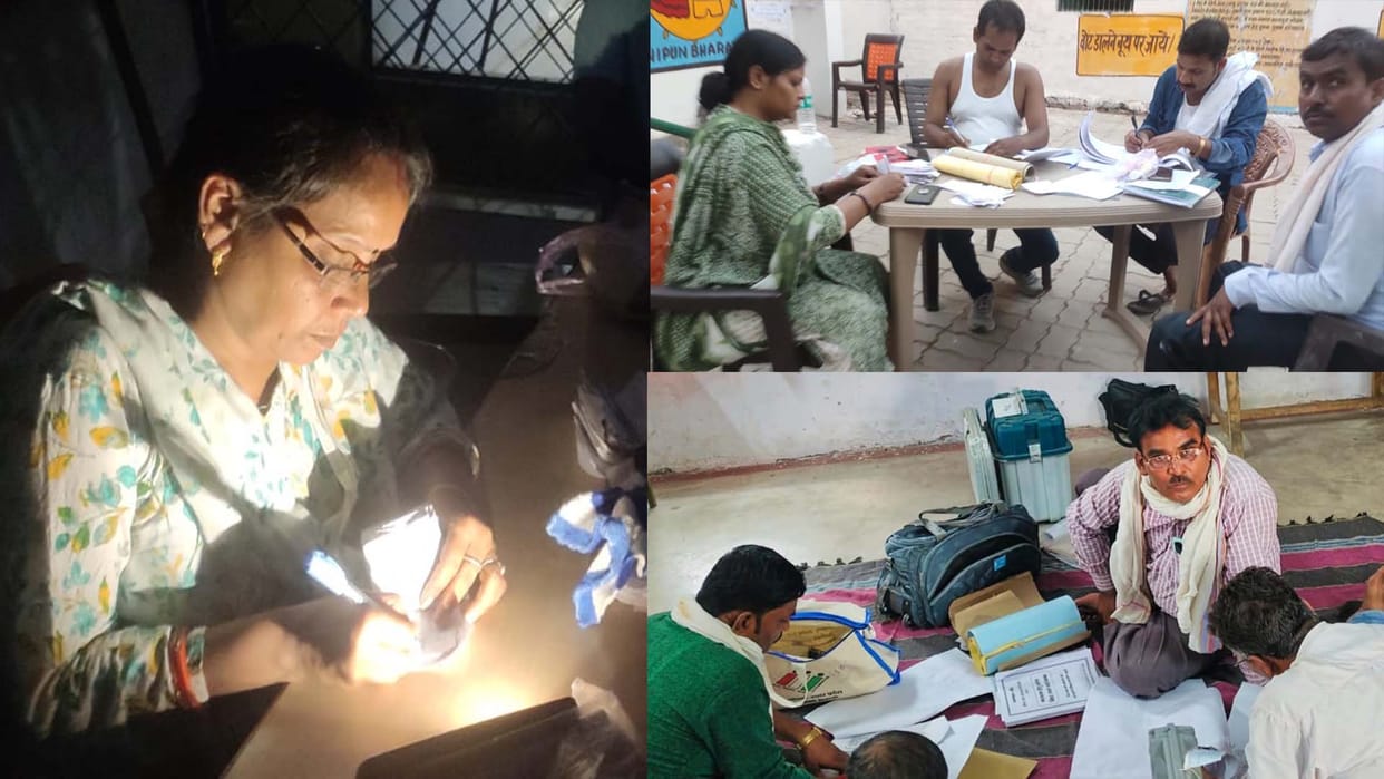 UP Lok Sabha Election: Disorganization seen in polling booths