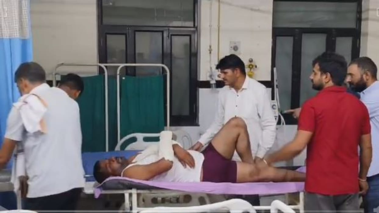 Alwar News: Former Sarpanch attacked by illegal miners, shot in his leg during firing, attacker absconding