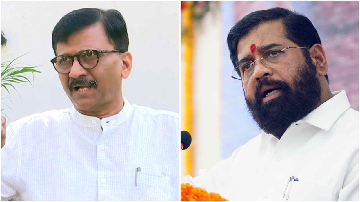 maharashtra Shivaji Maharaj statue collapse sanjay Raut seeks CM Shinde resignation alleges scam