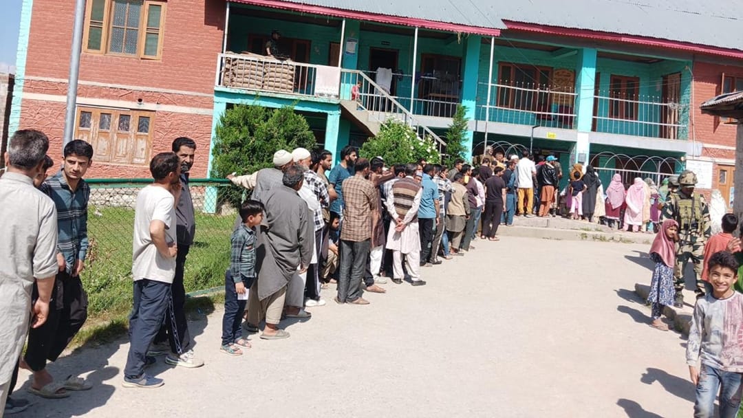 Jammu Kashmir Elections 2024: Flags of parties seen in Sopore after 37 years