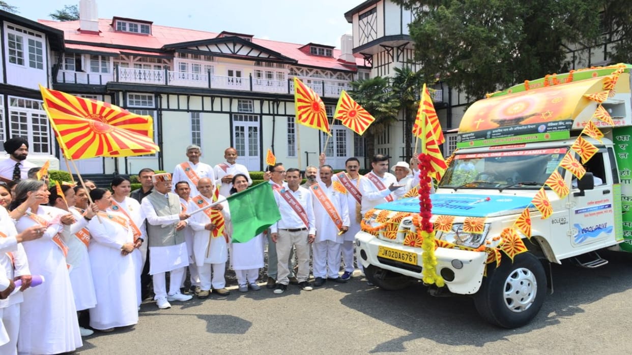 The Governor launched the Drug Free India Campaign from Raj Bhawan shimla