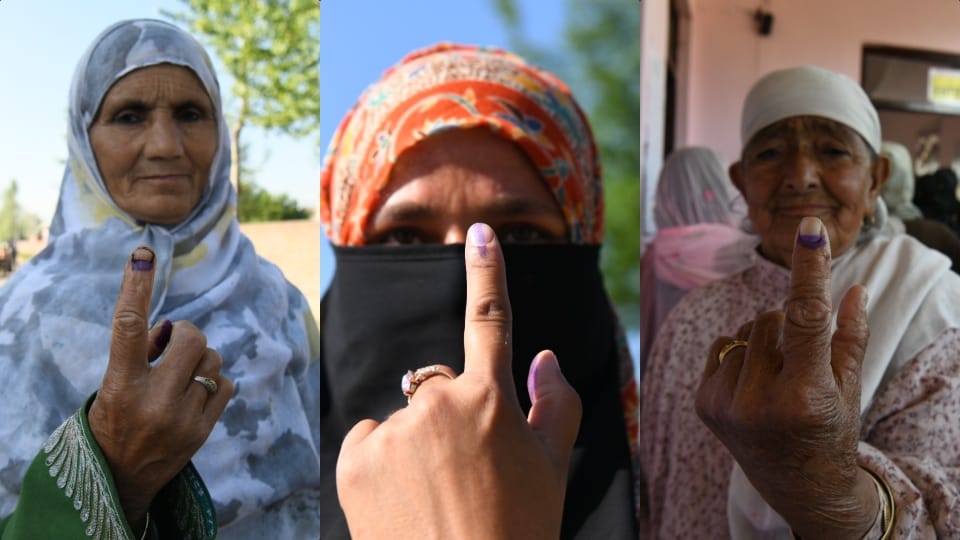 jammu kashmir baramulla Lok Sabha Election Phase 5 voting continue amid tight security